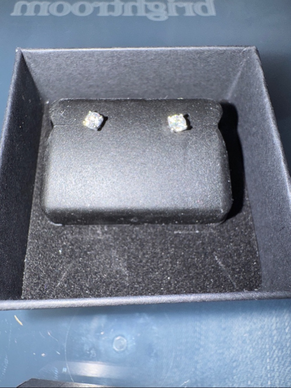 Classic Round Moissanite Stud Earrings